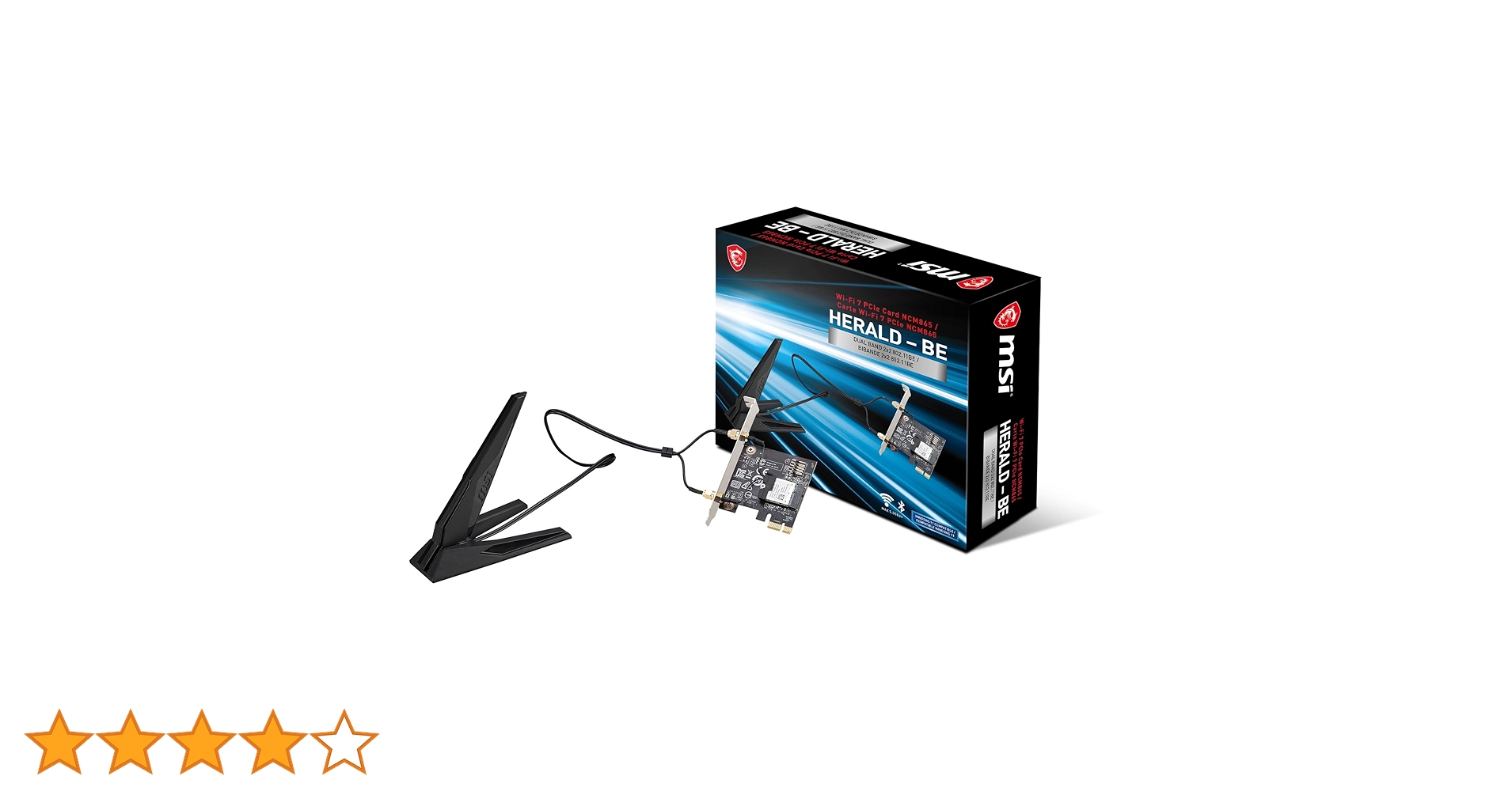 Amazon | MSI Herald-BE NCM865 WI-FI 7 (Wi-Fi 7, 802.11BE